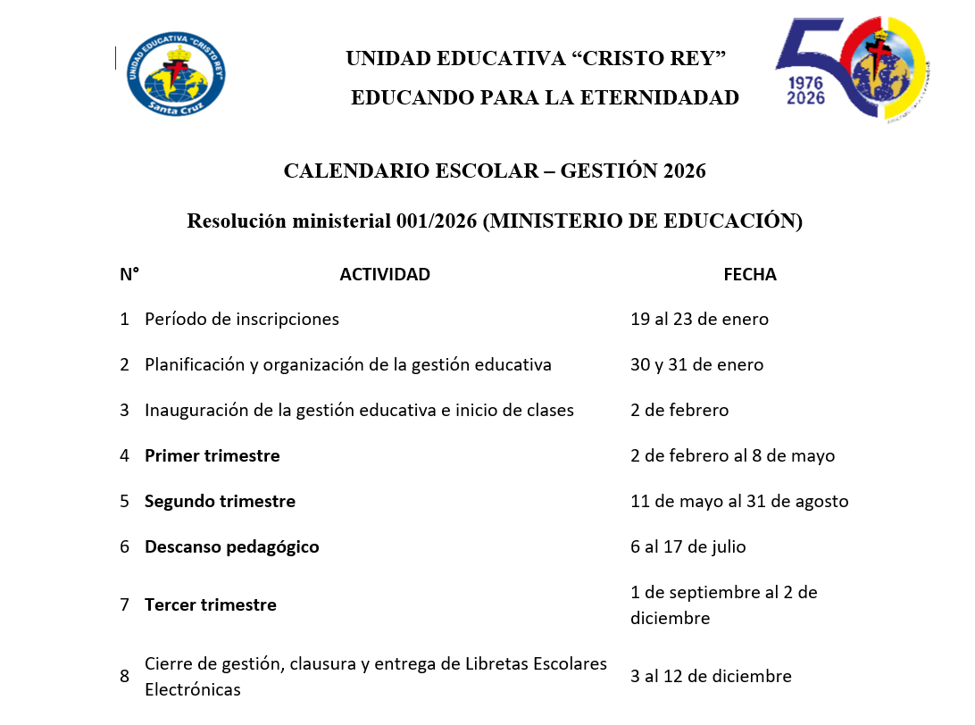 GESTION 2026